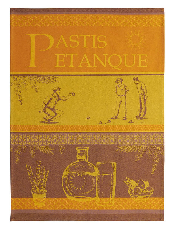 Pétanque Tea Towel - Belle De Provence