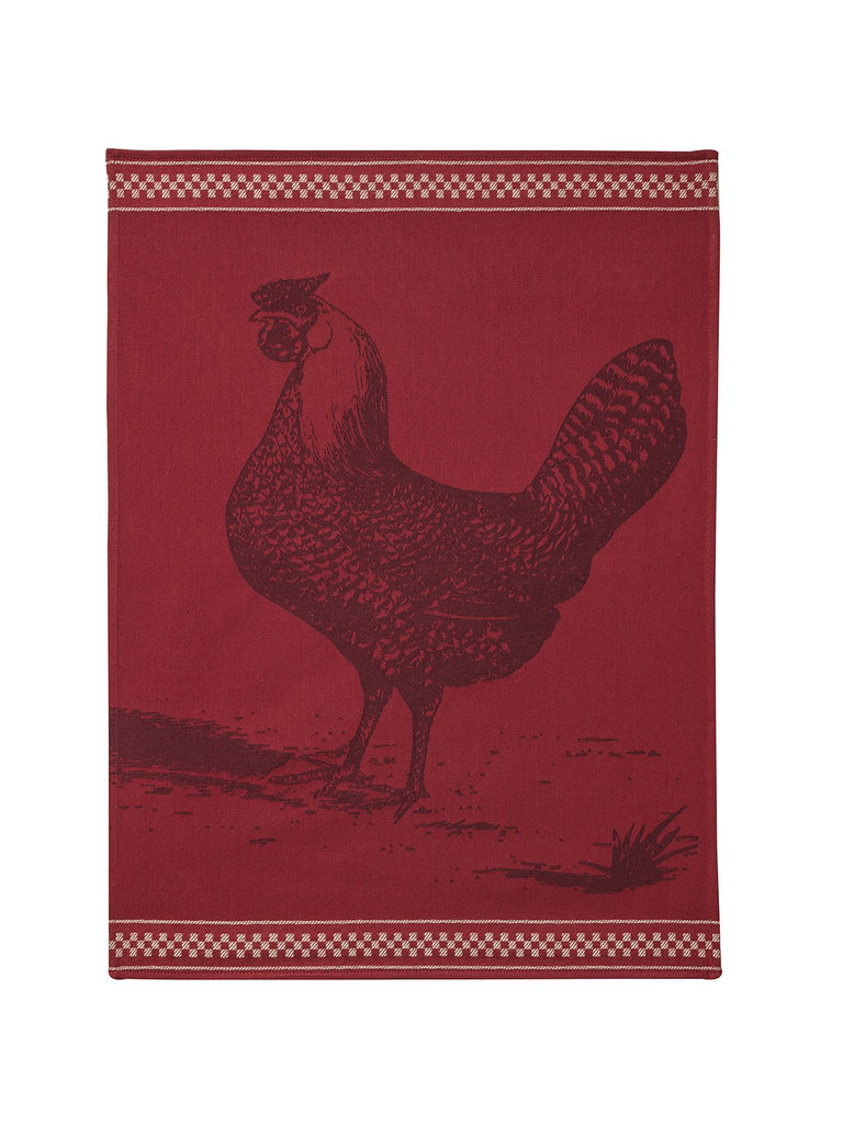 Poule Rousse Tea Towel - Belle De Provence