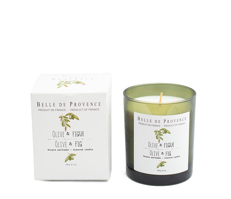 Olive Fig Scented Candle - Belle De Provence