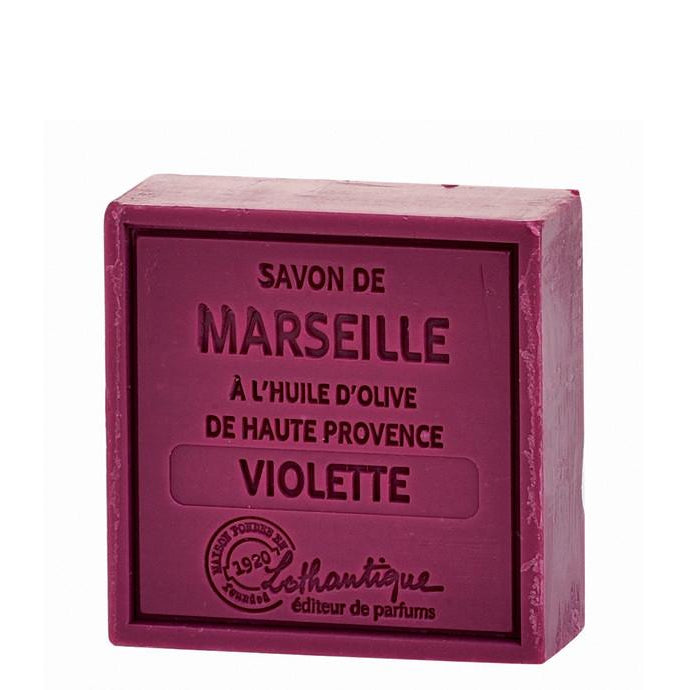Savon de Marseille Violet Bar Soap - Belle De Provence