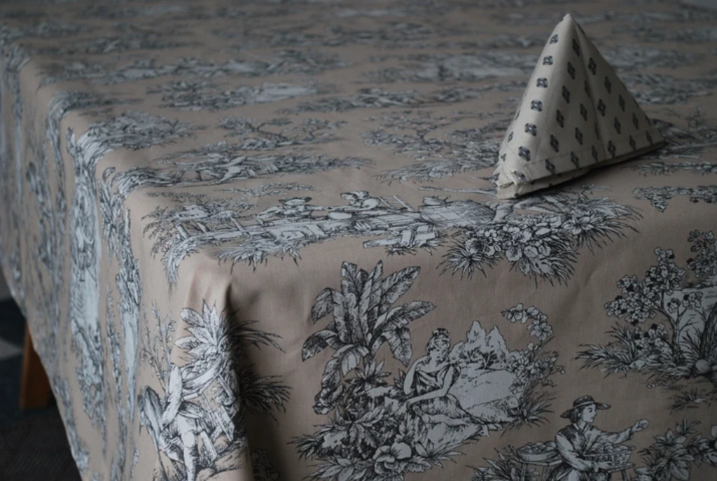 Le Cluny - Tablecloth Villandry Beige - Belle De Provence