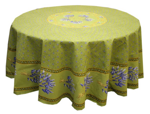 Le Cluny - Tablecloth Lavender Green - Belle De Provence