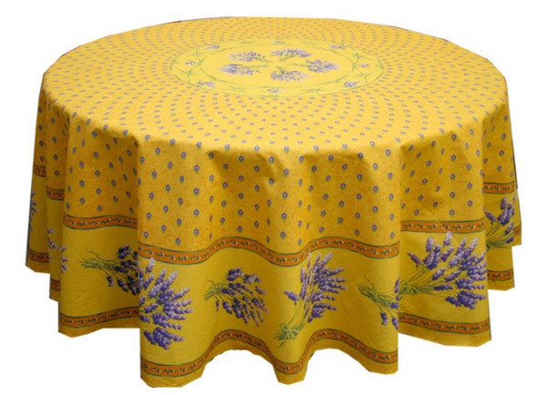 Le Cluny - Tablecloth Lavender Yellow - Belle De Provence