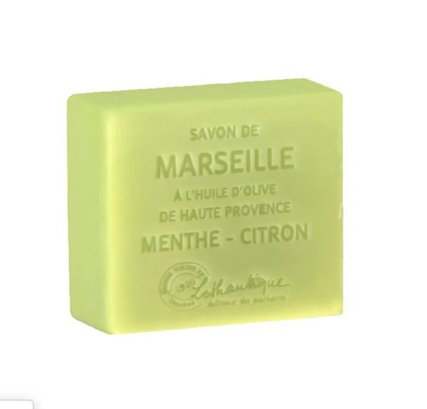 Savon De Marseille Mint-Lemon 100g Soap - Belle De Provence