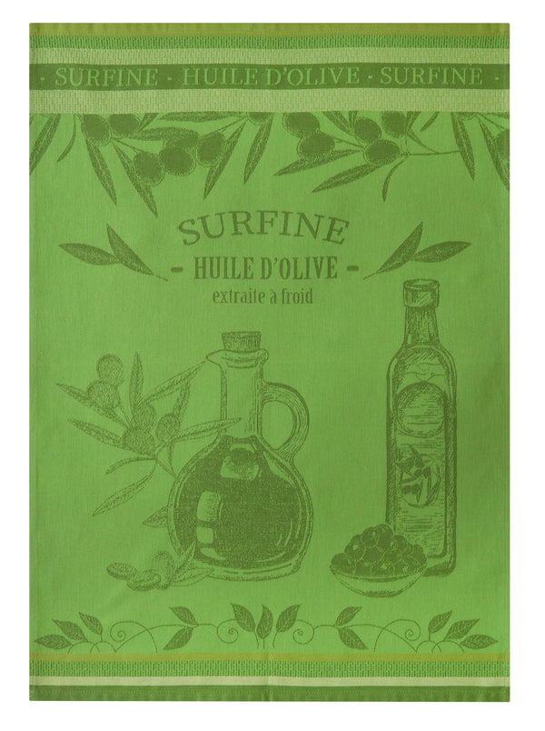 Bouteille Huile Surfine Tea Towel