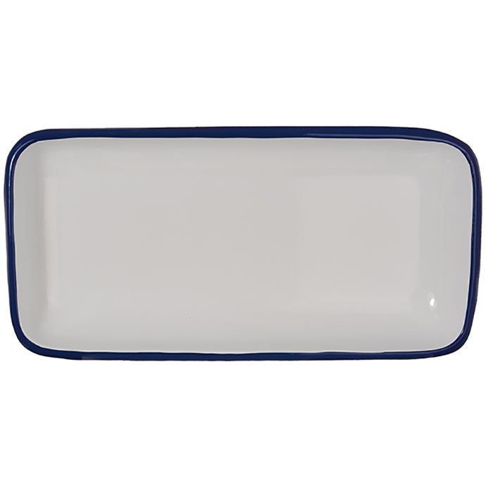 White & Blue Tray
