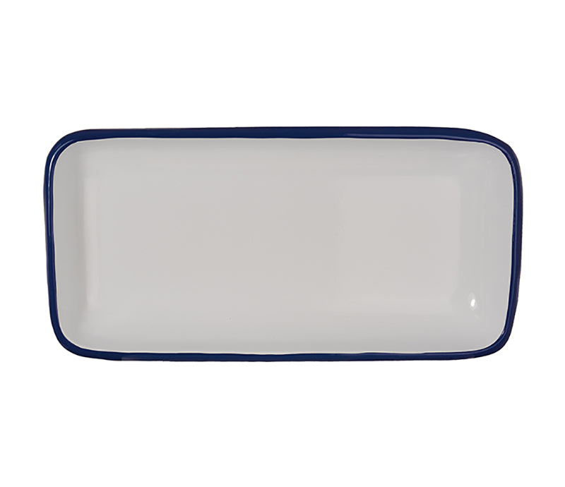 White & Blue Tray