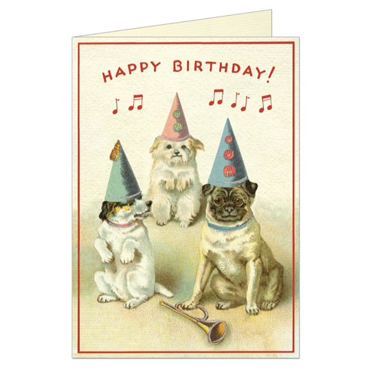 Happy Birthday Dogs Greeting Card - Belle De Provence
