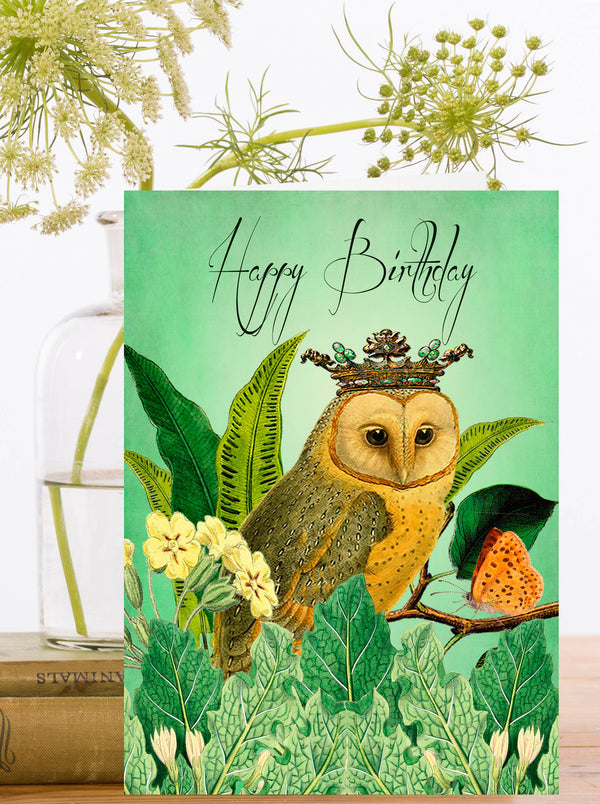Owl Birthday Card