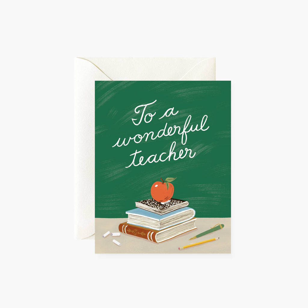 Wonderful Teacher Greeting Card