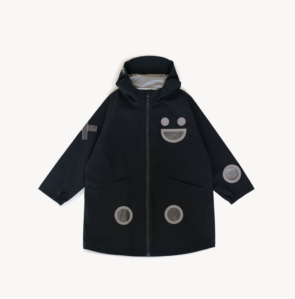 Windbreaker Rain Jacket - Black: 3-4y (104cm)