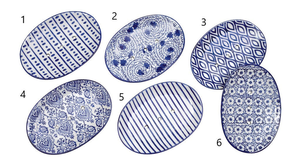 Oval Pattern Soap Dish - Belle De Provence
