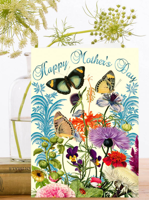 Hand Glittered Butterfly Mother’s Day Card