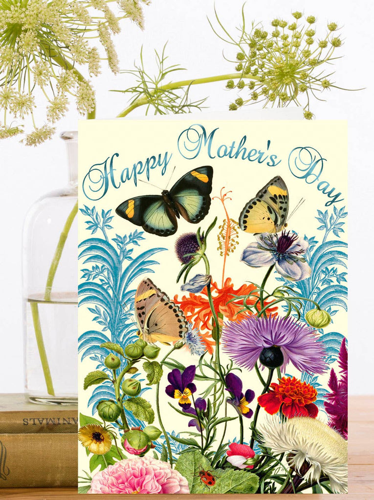 Hand Glittered Butterfly Mother’s Day Card