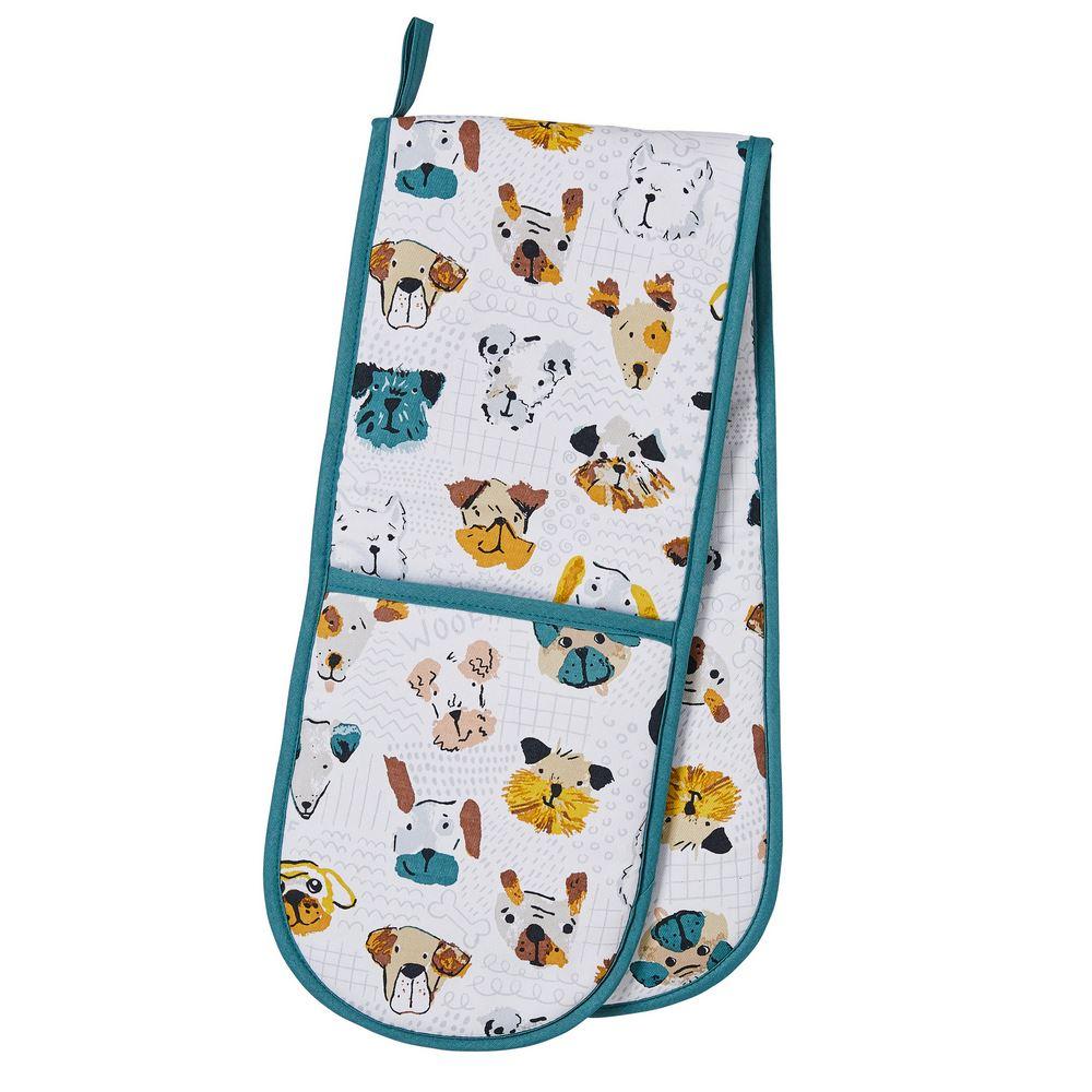 Dogs Double Oven Mitt