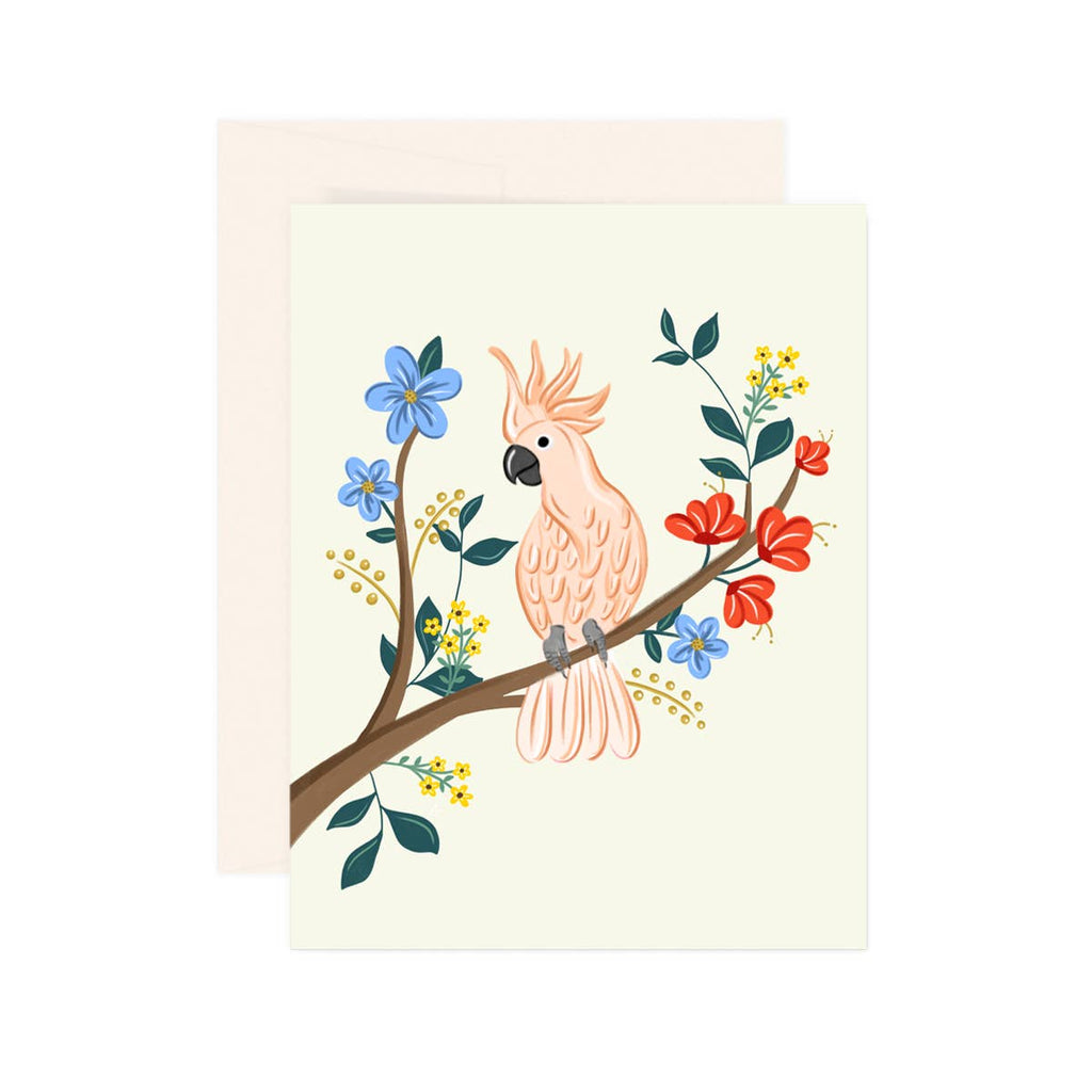 Paige & Willow - Cockatoo - Greeting Card
