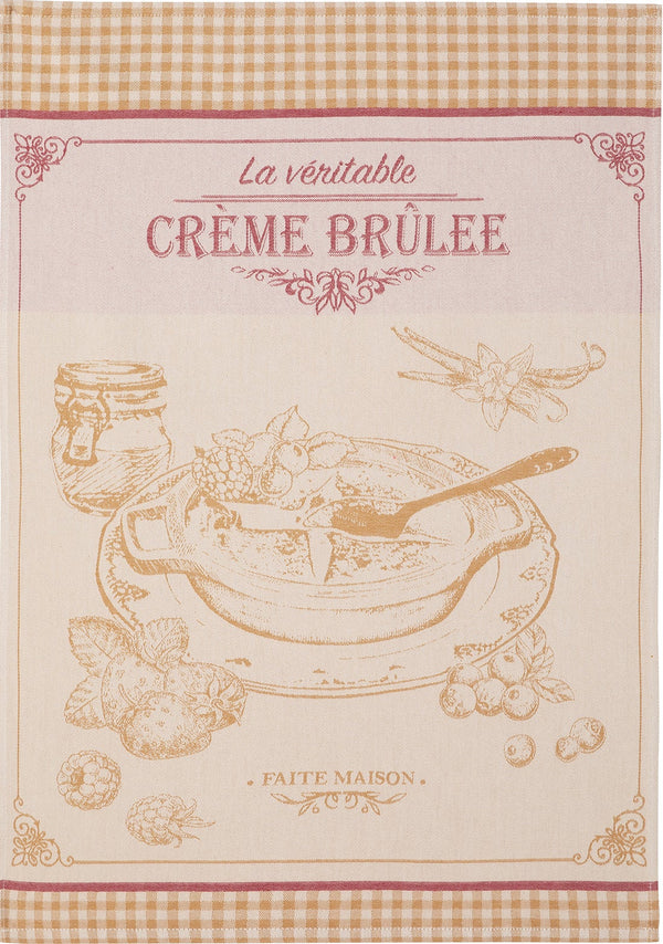 Crème Brulee Tea Towel