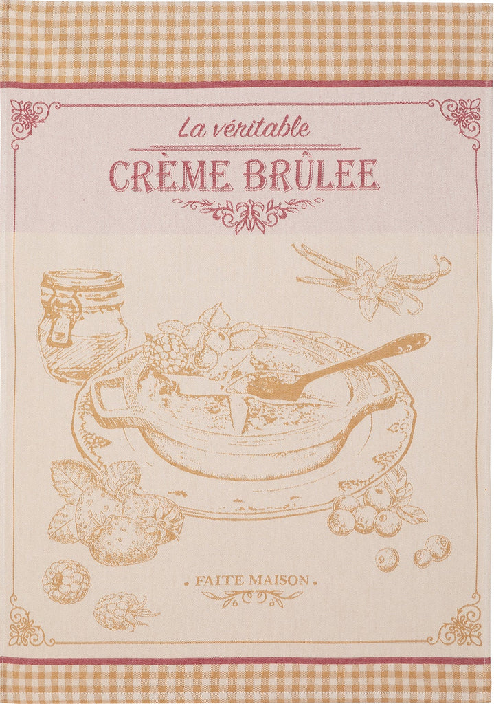 Crème Brulee Tea Towel