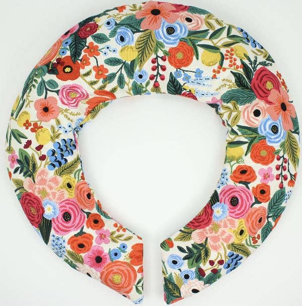 Cream Floral Neck Wrap Belle De Provence