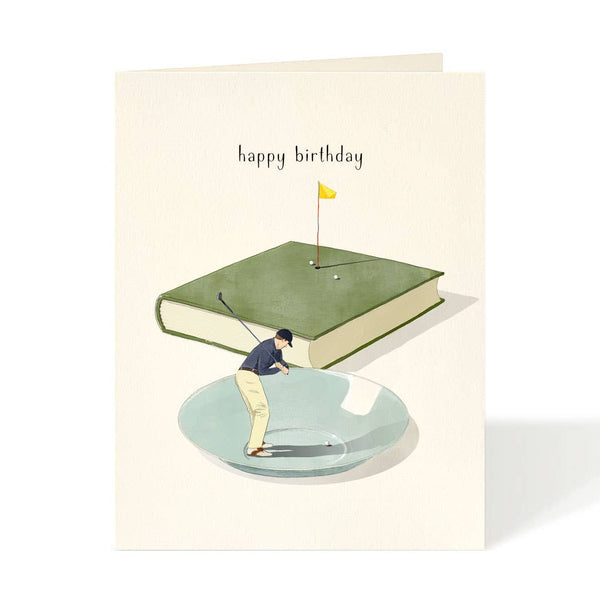 Golf Birthday Greeting Card