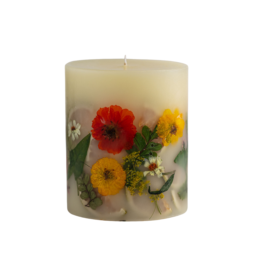 Rosy Rings - Peony & Pomelo Small Round Botanical Candle