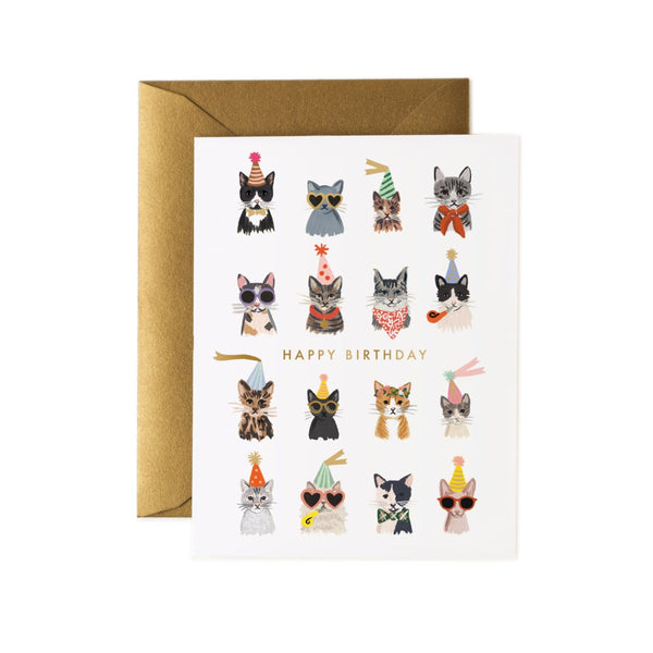 Cool Cats Birthday Card - Belle De Provence