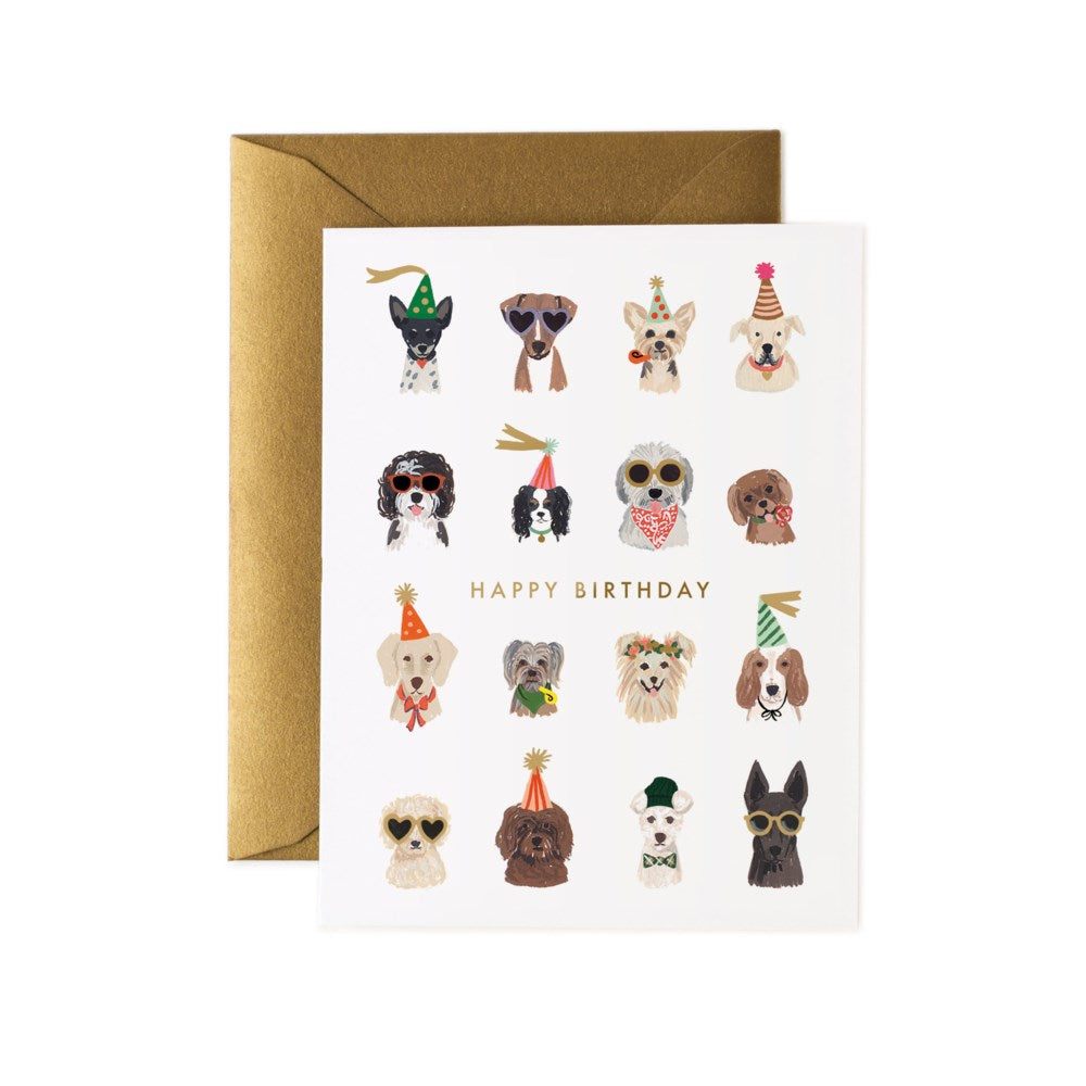 Party Pups Birthday Card - Belle De Provence