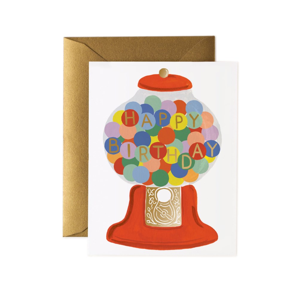 Gumball Birthday Card - Belle De Provence