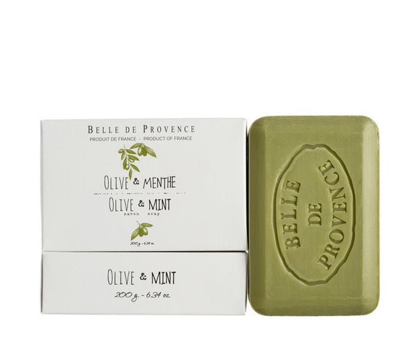 Olive Mint 200g Bar Soap - Belle De Provence