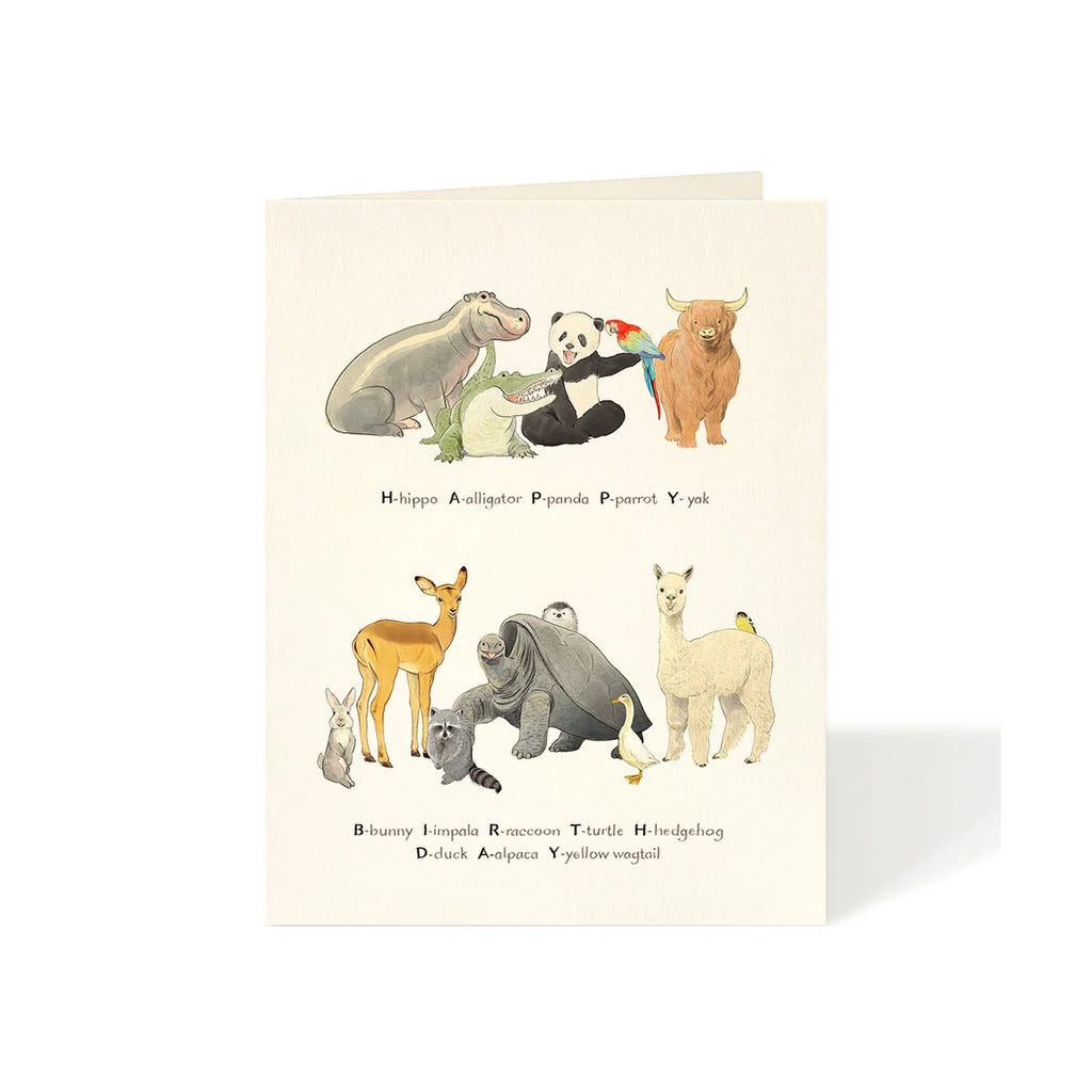 Birthday Zoo Card
