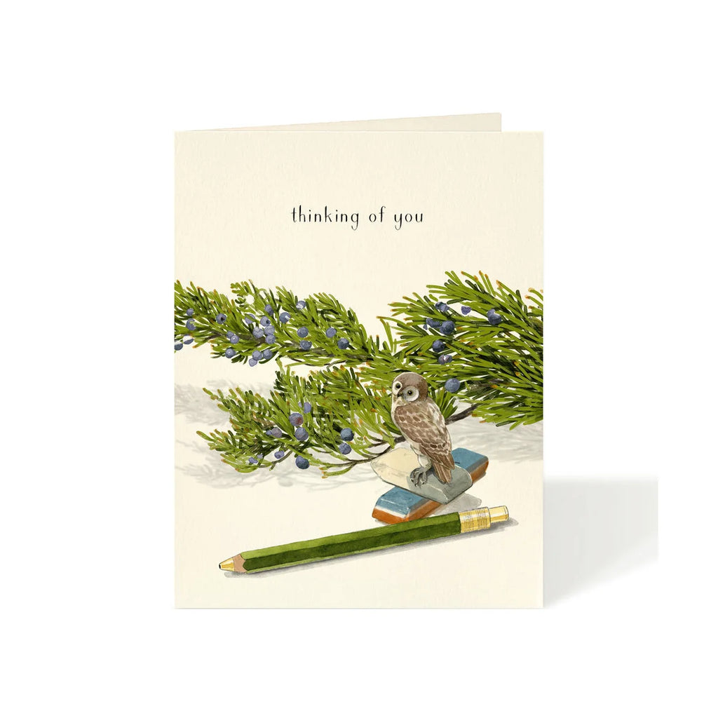 Thinking of You Owl Card