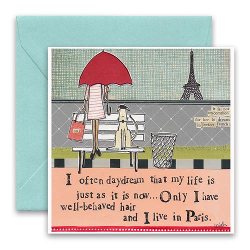Live In Paris Greeting Card - Belle De Provence