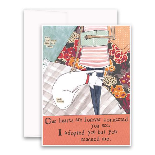 You Rescued Me Greeting Card - Belle De Provence