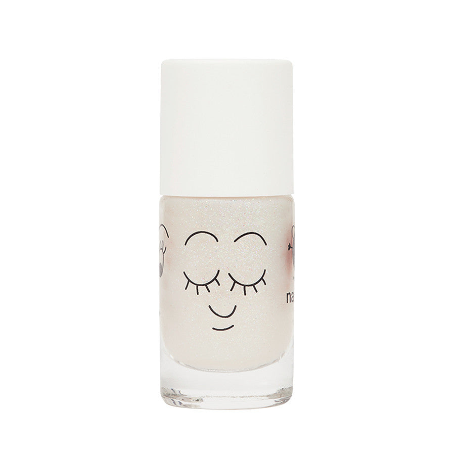 White Glitter Kids Nail Polish - Belle De Provence